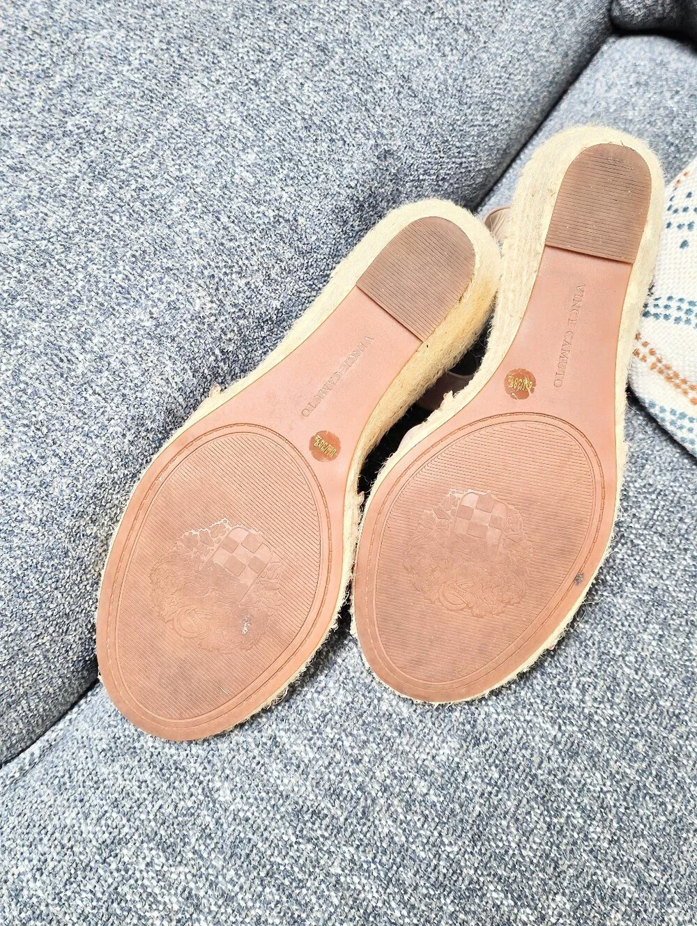 Taupe Espadrille Wedges Vince Camuto - Picture 5 of 8